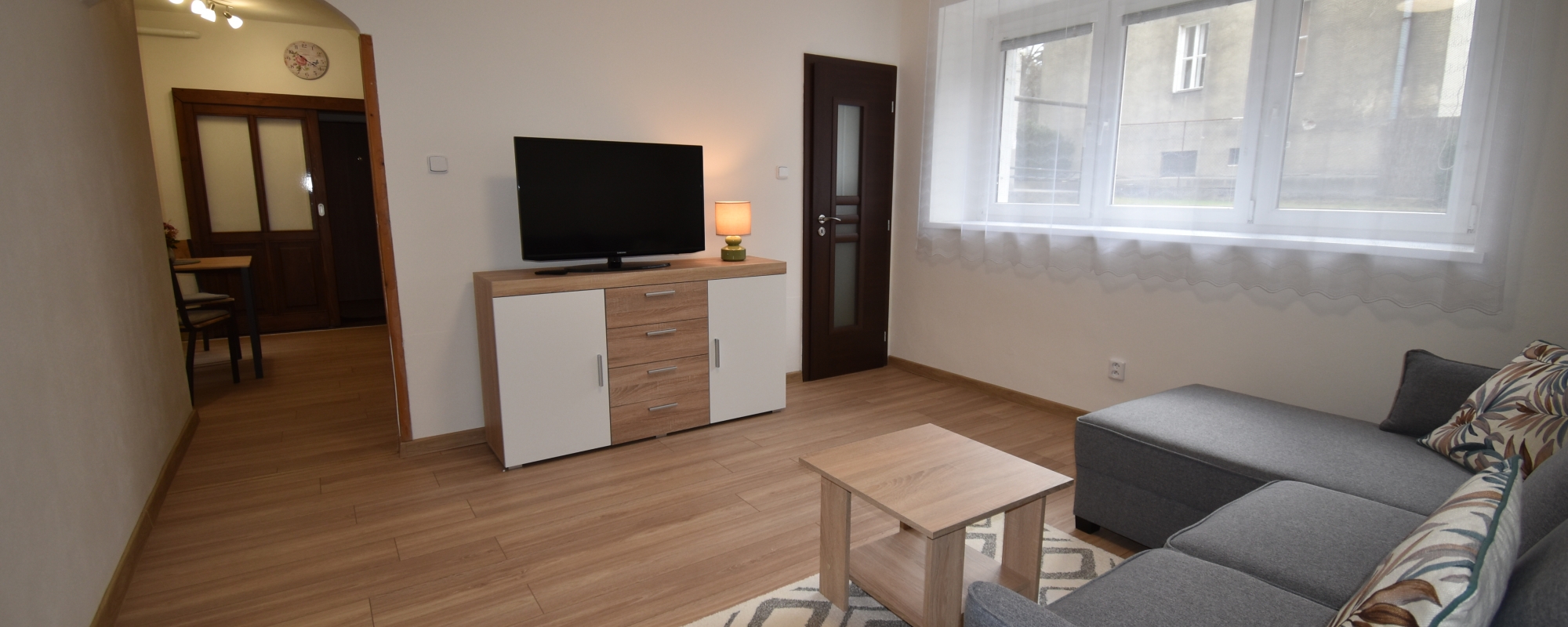 1-izbový byt s novým zariadením v samotnom centre mesta, ul.K.Medveckého